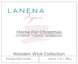 Home For Christmas |  Wooden Wick Candle