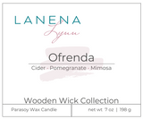 Ofrenda |  Wooden Wick Candle