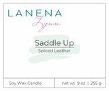 Saddle Up |  All Natural Soy Wax Candle