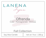 Ofrenda  |  All Natural Soy Wax Candle